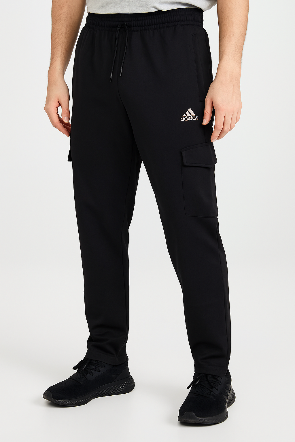 20250707_1721_Adidas Black Trousers Display_remix_01jzjd7v1kesv9ev8ntfrc497a (1)